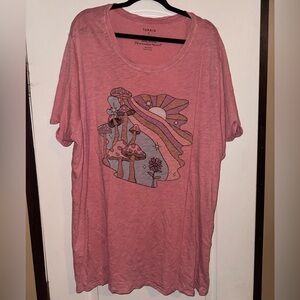 Torrid Pink Relaxed Fit Tee